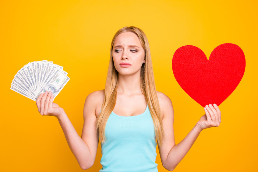 choosing money date marry love